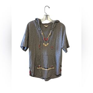 Lucky Brand Aztec Pullover with Hoodie Women’s Size: Medium